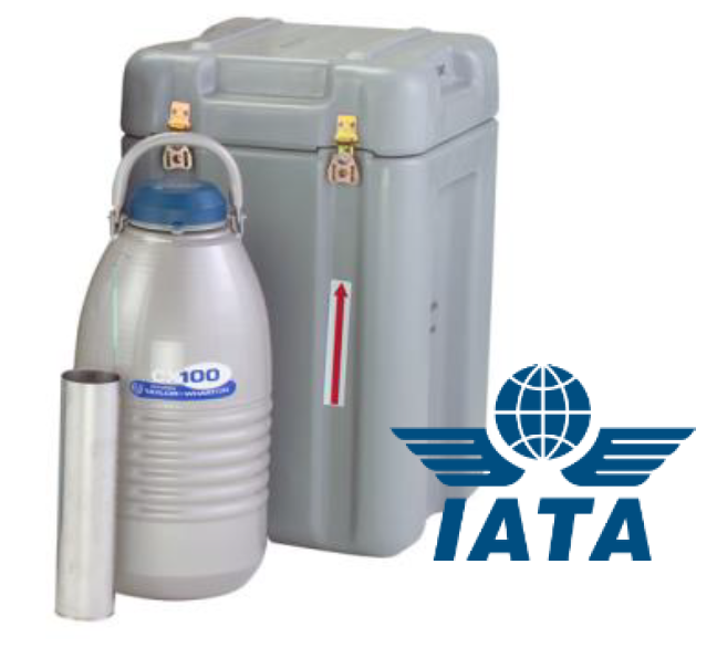 JET handles liquid nitrogen (Ultra-Low Temperature) temperature-controlled shipping services of regenerative medicine via IATA-certified containers for medical research support.